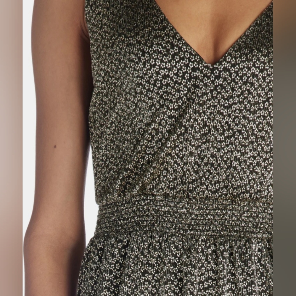1.STATE Plunge V Maxi Dress / NWT / Size Small - Picture 3 of 3